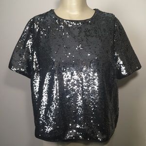 Forever 21 Plus Size Sequin Top, XL